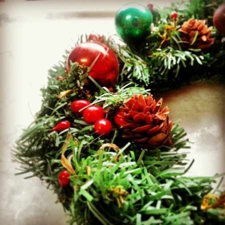 Christmas wreathの素材