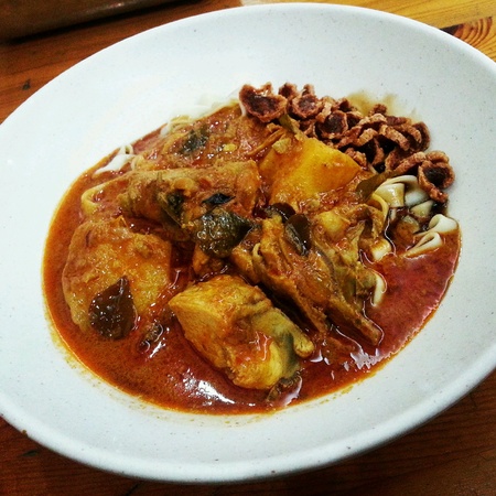 Chicken curry noodleの素材