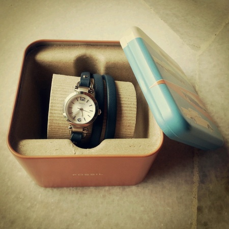 Fossil's ladies watchの素材
