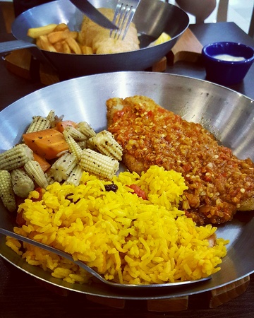 Fish and riceの素材