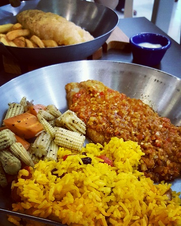 Fish and riceの素材