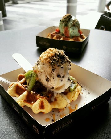 Waffwagon icecream wafflesの素材
