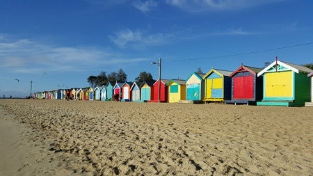 Brighton Beach, Australiaの素材