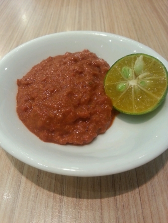 The sambal with calamansi の素材