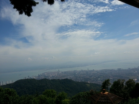The skyline view of Penang islandの素材