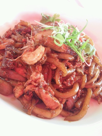 Fried noodles asian styleの素材