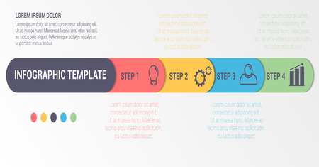 Business diagram template.のイラスト素材