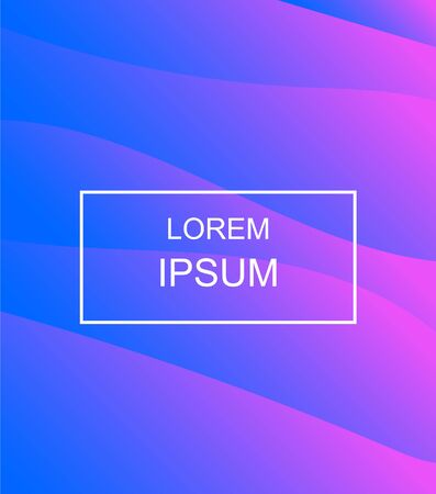 Colored gradient waves design for cover, report, wallpaper, flyer, poster, brochure, background, card, typography or other products. Vector illustrationのイラスト素材