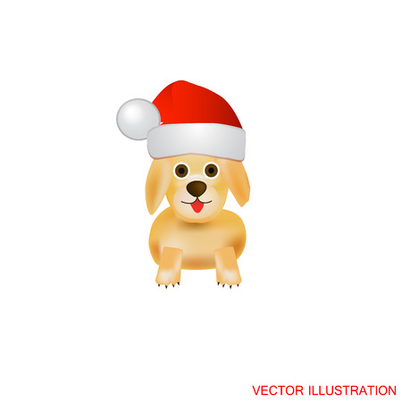 Illustration of a cute dog.のイラスト素材