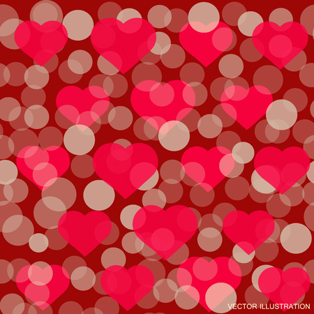 Pattern for Valentine Day greeting card designのイラスト素材