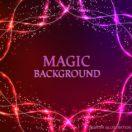 Festive magic background. Vector.のイラスト素材