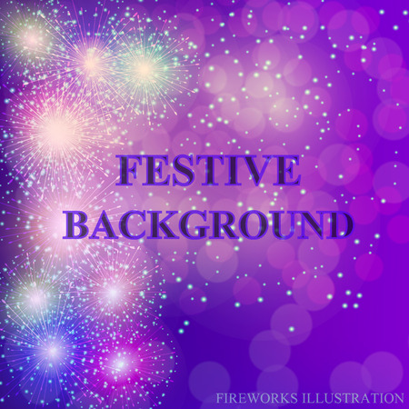 Festive lilac background. Vector.のイラスト素材