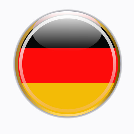 Button with flag of Germany.の写真素材