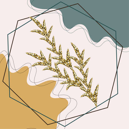 Botanical print boho minimalist printable wall art abstract home decor floral print bohemian art work, vectorの写真素材