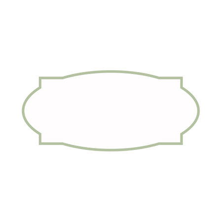 Ribbon baner icon on white backgroundのイラスト素材