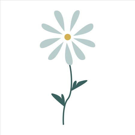 Cute cartoon flower hand drawingのイラスト素材