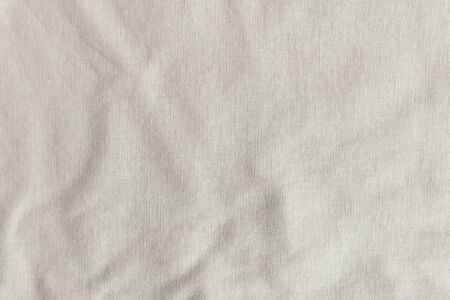 Grey linen texture. Drapery fabric background.の写真素材