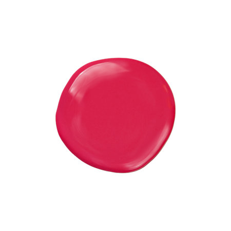 Pink swatch of gel nail polish or lipstick isolated on white background. Smear of nail polish for design.の写真素材