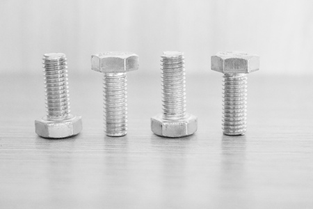 bolts of grayの写真素材