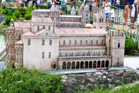 Sculpture in the park "Italy in miniature"のeditorial素材