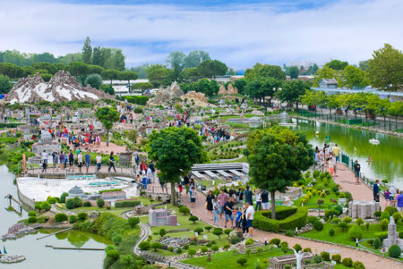 Italy in miniature, mini-Park, Riminiのeditorial素材