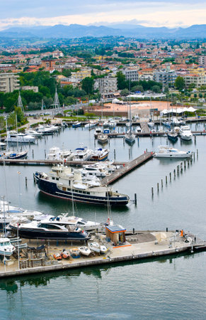 Italy, Rimini, sea portのeditorial素材