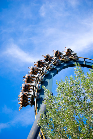 Amusement park "Mirabilandia", Italyのeditorial素材