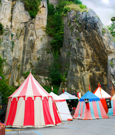 25 -27 July 2014. "Medieval Days" in San Marino - the traditional annual ethnic holidayのeditorial素材