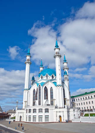 Kul-Sharif Mosque in the Kazan Kremlin, Kazan, Russiaのeditorial素材