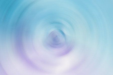 Radial abstract background. Blurred soft swirl. Blue and purple delicate backgroundの写真素材