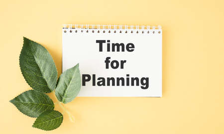 Text sign showing TIME TO PLANNING. Conceptの写真素材