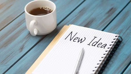 2020 new year goal, plan, action text on notepad with office accessories. Business motivation, inspiration concepts ideasの写真素材