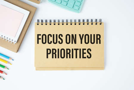 Focus on your priorities. Business and strategy conceptの素材 [FY310168904973]