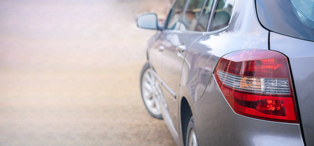 Car part and place for text, background for car insurance, business concept.の写真素材