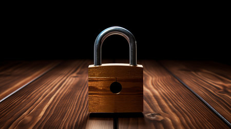 Enhance Security with Password Protection. Keep Your Data Safe and Secure with a Locked Padlockの素材