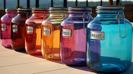 Eco-Friendly Glass Jars. Visually Stunning Packaging for Natural Hair and Skin Care Productsの素材
