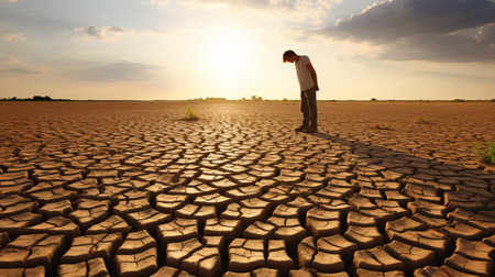 Climate Crisis. Earths Drying and Depleting Ecosystems in the Face of Climate Changeの素材