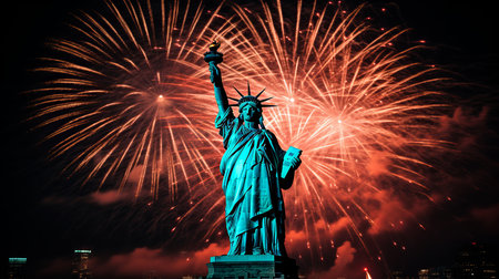 Celebrating Independence Day. Spreading the Joy of National Spirit and Festivities for Allの素材