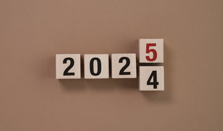 A wooden block with the numbers 20 and 25 is stacked on top of each other. The blocks are arranged...
