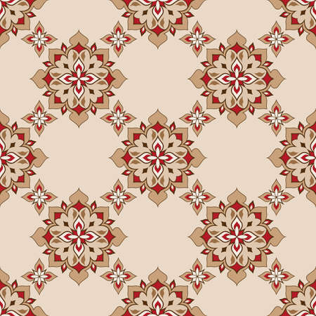 Vintage decorative seamless texture in Victorian style. のイラスト素材