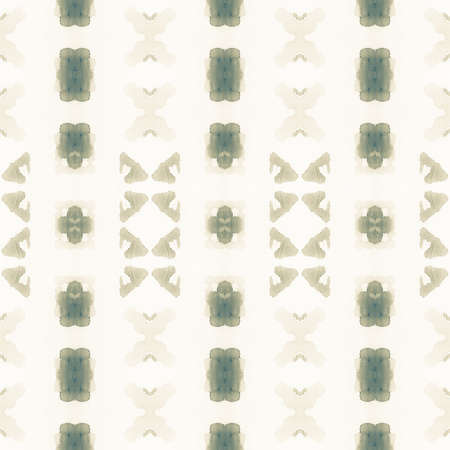 Ethnic African Boho Batik. Interior Floor and Wall Tile. Geometric Graphic Patchwork. Blue Decorative Fabric Print. Native American Artistic Abstract Background. Spanish Persian Rapportの写真素材