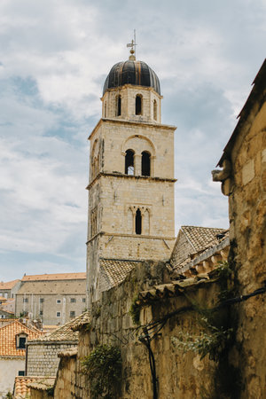 Amazing view of Dubrovnik old town in a sunny day. Travel destination in Croatia.の写真素材