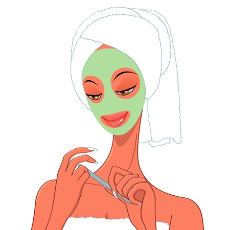 spa gir&nail care のイラスト素材