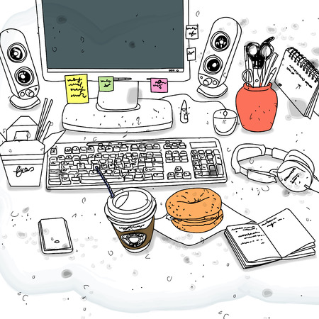 deskのイラスト素材