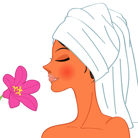 spa girlのイラスト素材