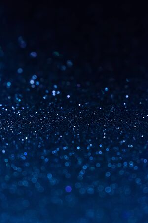 Shiny abstract blue color glitter decorative texture backgroundの写真素材