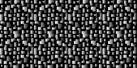 Seamless abstraction from rectangles for fabric design. Technology concept design. Modern geometric abstract style. Abstract texture. Abstract technology dark background. Futuristic technology.のイラスト素材