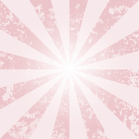 Pink grunge vintage background. Retro burst. Pastel color. Pink background. Vector illustration.のイラスト素材