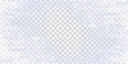 Glitch Texture with StaticNoise. Abstract digital interference background. Analog Television Signal Error with White Noise Artifacts. Pixel Distortion and No Signal Effect for Overlay and Background. Vector Illustration.のイラスト素材