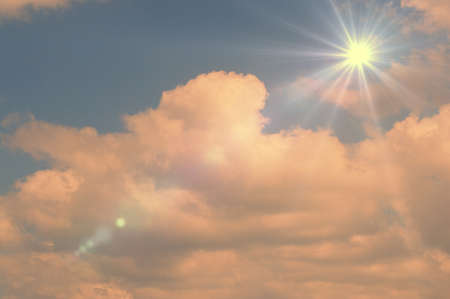 Heart shaped cloud